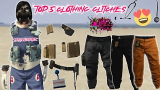 GTA 5 TOP 5 CLOTHING GLITCHES AFTER PATCH 166 Black Joggers Orange Joggers amp More GTA ONLINE [upl. by Darnoc19]