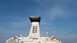 Onboard Bretagne berthing at Portsmouth 10th May 2024 [upl. by Schlicher192]