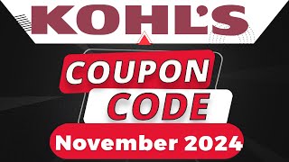 Kohls Coupon Code 2024 ⚡ 100 Working ⚡ Updated Today ⚡Kohls Promo Code 2024 [upl. by Irena]