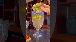 Receita de drink Clericot sem álcool [upl. by Lawtun]