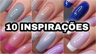 10 INSPIRAÇÕES DE UNHAS [upl. by Feer]