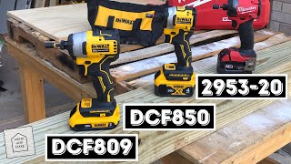 Dewalt Impact Driver Kit DCF809D1 Great Deal and comparables [upl. by Dafna]