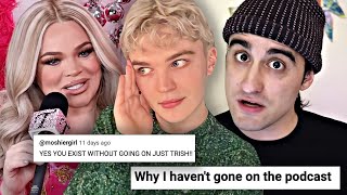 drew monson SPEAKS OUT against trisha paytas podcast [upl. by Slin]