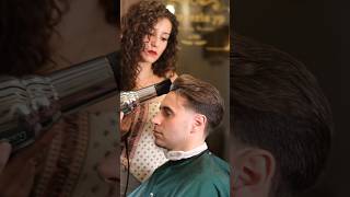 ASMR 💈 LADY BARBER “VINCENT MANCINI” [upl. by Ihteerp]