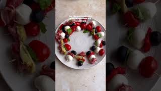 This Antipasto Wreath viralvideo viralshorts foodie foodlover recipe shortrecipe [upl. by Jorey794]