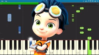 Rusty Rivets Theme Song  Piano Tutorial [upl. by Helali]