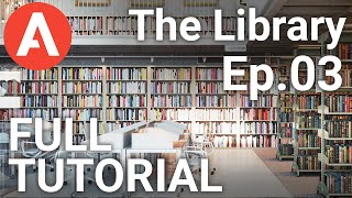 The Library  Episode 3  Workthrough 3ds Max amp Fstorm ARTFORM [upl. by Nwahsak]