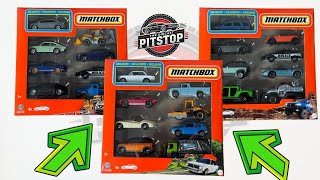 Unboxing Three Exclusive 8 pack Matchbox Car Sets  164 Diecast [upl. by Hiltner]