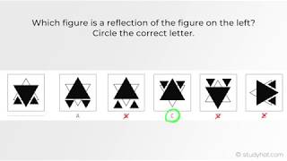 Eleven Plus Non Verbal Reasoning  Reflection [upl. by Redd]