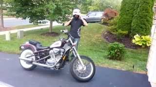 HONDA SHADOW 600 FIRST RIDE [upl. by Amble]