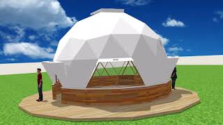 DOMO MADERA GLAMPING 75m 1 Minca  Santa Marta [upl. by Carol748]