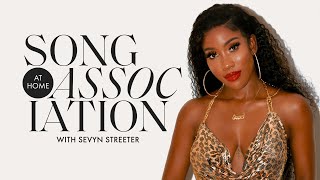 Sevyn Streeter Sings Beyoncé Avril Lavigne and quotKissezquot in a Game of Song Association  ELLE [upl. by Anegue]