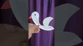 cute easy paper bird craft idea for kid viralshot trending craft paper Bird [upl. by Neelasor]