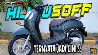 CUMA PINDAH TYPE HONDA SCOOPY STYLISH HIJAU DOFF 2024 [upl. by Leilah]