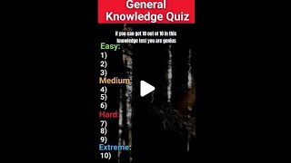 General Knowledge Quiz Questions questionanswer quizgames knowledgefacts [upl. by Ansilma]