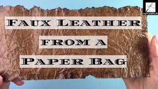 How to make FAUX LEATHER – EASY stepbystep tutorial for BEGINNERS [upl. by Odlaniger]