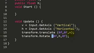 23Unity 3D  GetAxis Function [upl. by Mccourt]