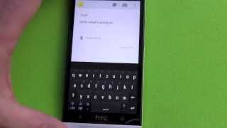 HTC One Google Keyboard Update [upl. by Marysa488]