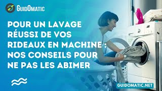 👉 Pour un lavage réussi de vos rideaux en machine  nos conseils pour ne pas les abimer [upl. by Alemahs]