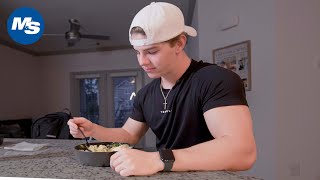 Lean Bulking As A Natural Bodybuilder  Full Day Of Eating  Casey Kelly [upl. by Llereg853]