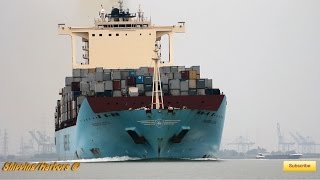 Maersk Lota  Sharp Turn [upl. by Jaddo959]