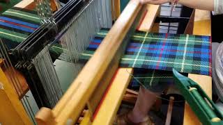 How a Scottish Tartan is Woven [upl. by Ahsyia804]