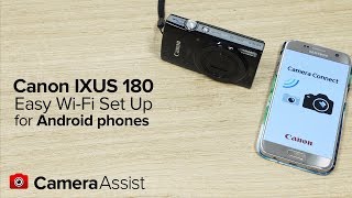 Connect your Canon IXUS 180 to your Android phone via WiFi [upl. by Cofsky]