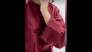 How to make beautiful sleeves designs v trending 2024 [upl. by Bittner]