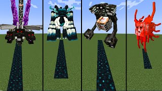 Sculk Generation by All Mutant Mobs in Minecraft  Which Mob will generate more sculk [upl. by Naivaf365]