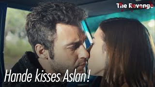 Hande kisses Aslan  The Revenge Short Scenes [upl. by Ahsinit]