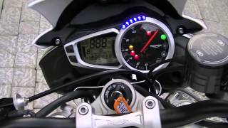 2013 Triumph Street Triple R first ride [upl. by Attevad377]