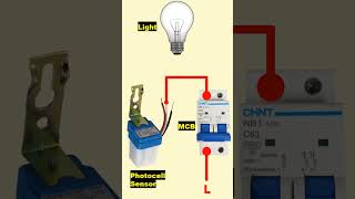 Photocell wiring diagram shortvideo [upl. by Odelia151]