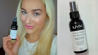 NYX Setting Spray REVIEW  Affordable Alternative [upl. by Adnyl224]