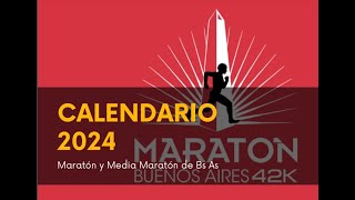 Maratón y Media Maratón de Buenos Aires 2024 ¡Las fechas [upl. by Dupuis]