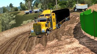 ATS TRACTO MULAS KENWORTH W900 COLOMBIANA RUTA EXTREMA DON MATIAS Colombia 1 34 [upl. by Anaoy]