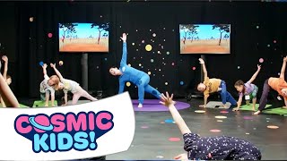 Cosmic Kids Yoga Live  Lulu the Lion Cub [upl. by Ettezzus]