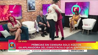 SANTIAGO CASTRO se disculpa🔥 con Reinaldo Vazquez en CalientitosTV en vivo😭 [upl. by Ytsirc]