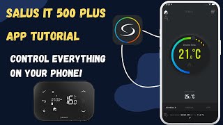 How to control Salus IT 500 thermostat on your PHONE [upl. by Aley]