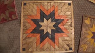 Barn Star Wood Quilt [upl. by Zingale]