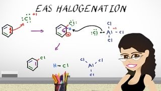 Aromatic Halogenation Mechanism  EAS Vid 3 by Leah4sci [upl. by Squire82]