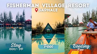 BEST RESORT for all near Mumbai  Fisherman Village Resort Saphale  Boat House Resort [upl. by My984]