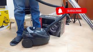 Test of DAEWOO RCG110B Vacuum Cleaner 1800 watts [upl. by Misti]