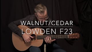 2019 Lowden F23 Guitar at Guitar Gallery [upl. by Forbes225]