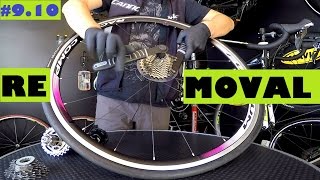 How to remove  install cassette from a bike wheel Shimano  Sram and Campagnolo freehub [upl. by Liamsi]