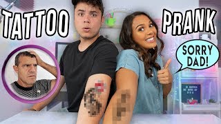 TATTOO PRANK ON PARENTS😱 Natalies Outlet [upl. by Sidky89]