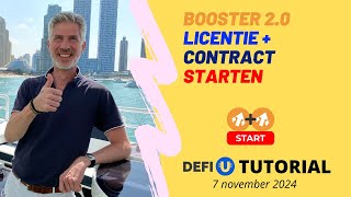 ✳️ Tutorial Booster 20 licentie en contract starten Zie hier hoe je dat doet [upl. by Nesral]