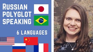 Russian polyglot speaking 6 languages from 5 language groups [upl. by Alracal965]