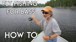 Bass Fishing 101 with a Fly Rod [upl. by Calista]