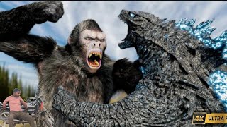 Most Dramatic TRex AttackGODILLA x Kong 2 The New Empire DINOSAOR Jurassic 4 Sitaram Vfx Magic [upl. by Yentirb580]