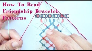 How To Read Friendship Bracelet Patterns ♥ Tutorial [upl. by Umberto92]